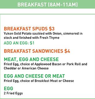 hoagitos breakfast menu.